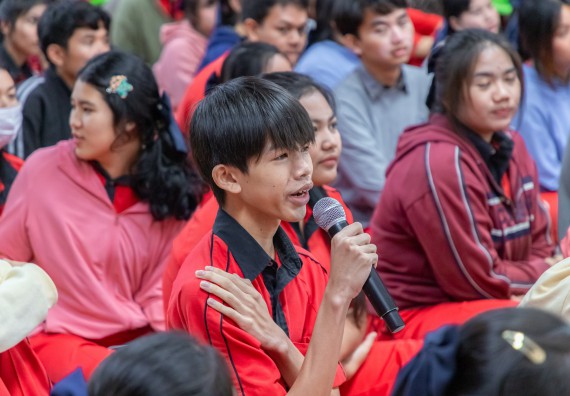 ภาพกิจกรรม  คณะวิทยาศาสตร์และเทคโนโลยี มหาวิทยาลัยราชภัฏกำแพงเพชร จัดกิจกรรมค่ายวิชาการเพื่อพัฒนากำลังคนด้านวิทยาศาสตร์และเทคโนโลยี ปีการศึกษา 2567 โรงเรียนพรานกระต่ายพิทยาคม