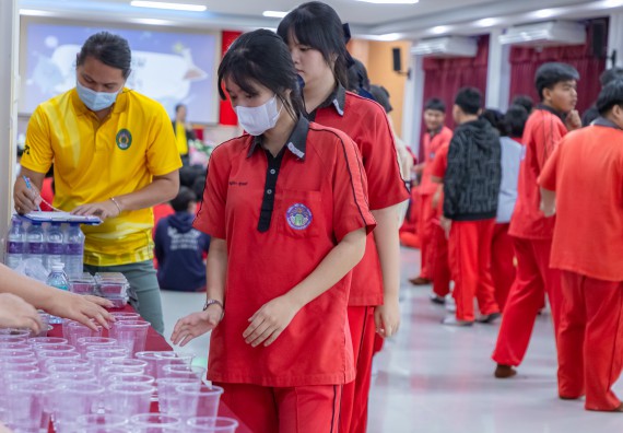 ภาพกิจกรรม  คณะวิทยาศาสตร์และเทคโนโลยี มหาวิทยาลัยราชภัฏกำแพงเพชร จัดกิจกรรมค่ายวิชาการเพื่อพัฒนากำลังคนด้านวิทยาศาสตร์และเทคโนโลยี ปีการศึกษา 2567 โรงเรียนพรานกระต่ายพิทยาคม