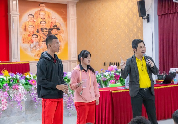 ภาพกิจกรรม  คณะวิทยาศาสตร์และเทคโนโลยี มหาวิทยาลัยราชภัฏกำแพงเพชร จัดกิจกรรมค่ายวิชาการเพื่อพัฒนากำลังคนด้านวิทยาศาสตร์และเทคโนโลยี ปีการศึกษา 2567 โรงเรียนพรานกระต่ายพิทยาคม