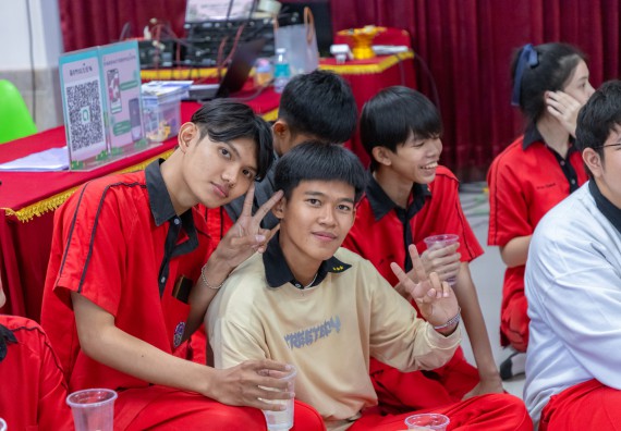 ภาพกิจกรรม  คณะวิทยาศาสตร์และเทคโนโลยี มหาวิทยาลัยราชภัฏกำแพงเพชร จัดกิจกรรมค่ายวิชาการเพื่อพัฒนากำลังคนด้านวิทยาศาสตร์และเทคโนโลยี ปีการศึกษา 2567 โรงเรียนพรานกระต่ายพิทยาคม