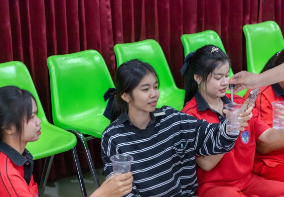 ภาพกิจกรรม  คณะวิทยาศาสตร์และเทคโนโลยี มหาวิทยาลัยราชภัฏกำแพงเพชร จัดกิจกรรมค่ายวิชาการเพื่อพัฒนากำลังคนด้านวิทยาศาสตร์และเทคโนโลยี ปีการศึกษา 2567 โรงเรียนพรานกระต่ายพิทยาคม