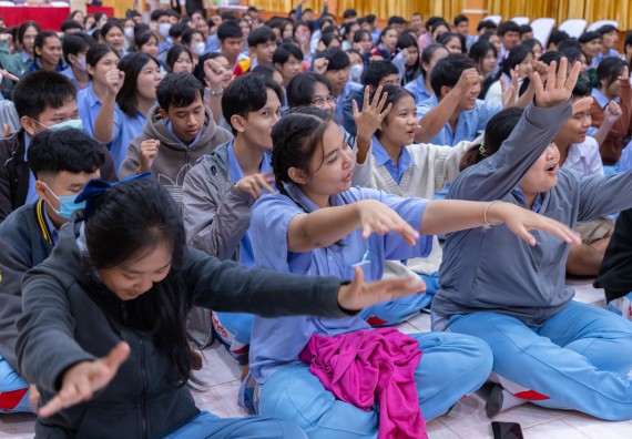 ภาพกิจกรรม  คณะวิทยาศาสตร์และเทคโนโลยี มหาวิทยาลัยราชภัฏกำแพงเพชร จัดกิจกรรมค่ายวิชาการเพื่อพัฒนากำลังคนด้านวิทยาศาสตร์และเทคโนโลยี ปีการศึกษา 2567  โรงเรียนทุ่งทรายวิทยา