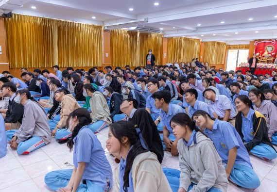 ภาพกิจกรรม  คณะวิทยาศาสตร์และเทคโนโลยี มหาวิทยาลัยราชภัฏกำแพงเพชร จัดกิจกรรมค่ายวิชาการเพื่อพัฒนากำลังคนด้านวิทยาศาสตร์และเทคโนโลยี ปีการศึกษา 2567  โรงเรียนทุ่งทรายวิทยา