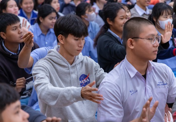 ภาพกิจกรรม  คณะวิทยาศาสตร์และเทคโนโลยี มหาวิทยาลัยราชภัฏกำแพงเพชร จัดกิจกรรมค่ายวิชาการเพื่อพัฒนากำลังคนด้านวิทยาศาสตร์และเทคโนโลยี ปีการศึกษา 2567  โรงเรียนทุ่งทรายวิทยา