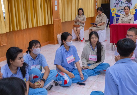 ภาพกิจกรรม  คณะวิทยาศาสตร์และเทคโนโลยี มหาวิทยาลัยราชภัฏกำแพงเพชร จัดกิจกรรมค่ายวิชาการเพื่อพัฒนากำลังคนด้านวิทยาศาสตร์และเทคโนโลยี ปีการศึกษา 2567  โรงเรียนทุ่งทรายวิทยา