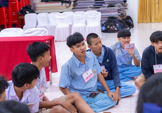 ภาพกิจกรรม  คณะวิทยาศาสตร์และเทคโนโลยี มหาวิทยาลัยราชภัฏกำแพงเพชร จัดกิจกรรมค่ายวิชาการเพื่อพัฒนากำลังคนด้านวิทยาศาสตร์และเทคโนโลยี ปีการศึกษา 2567  โรงเรียนทุ่งทรายวิทยา