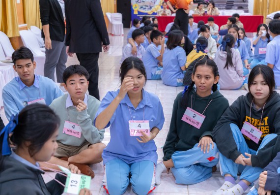 ภาพกิจกรรม  คณะวิทยาศาสตร์และเทคโนโลยี มหาวิทยาลัยราชภัฏกำแพงเพชร จัดกิจกรรมค่ายวิชาการเพื่อพัฒนากำลังคนด้านวิทยาศาสตร์และเทคโนโลยี ปีการศึกษา 2567  โรงเรียนทุ่งทรายวิทยา