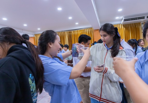 ภาพกิจกรรม  คณะวิทยาศาสตร์และเทคโนโลยี มหาวิทยาลัยราชภัฏกำแพงเพชร จัดกิจกรรมค่ายวิชาการเพื่อพัฒนากำลังคนด้านวิทยาศาสตร์และเทคโนโลยี ปีการศึกษา 2567  โรงเรียนทุ่งทรายวิทยา