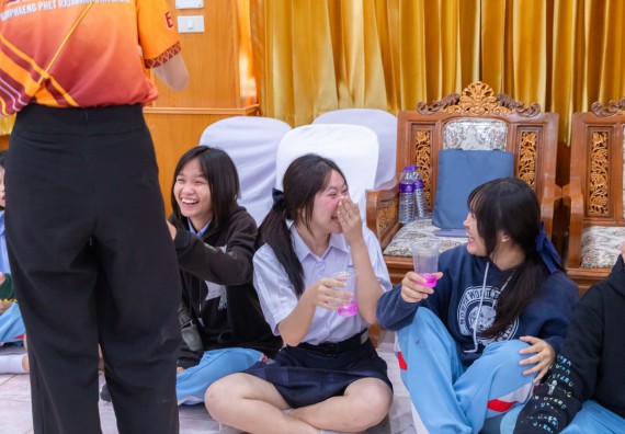 ภาพกิจกรรม  คณะวิทยาศาสตร์และเทคโนโลยี มหาวิทยาลัยราชภัฏกำแพงเพชร จัดกิจกรรมค่ายวิชาการเพื่อพัฒนากำลังคนด้านวิทยาศาสตร์และเทคโนโลยี ปีการศึกษา 2567  โรงเรียนทุ่งทรายวิทยา