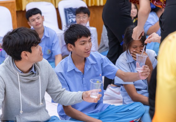 ภาพกิจกรรม  คณะวิทยาศาสตร์และเทคโนโลยี มหาวิทยาลัยราชภัฏกำแพงเพชร จัดกิจกรรมค่ายวิชาการเพื่อพัฒนากำลังคนด้านวิทยาศาสตร์และเทคโนโลยี ปีการศึกษา 2567  โรงเรียนทุ่งทรายวิทยา