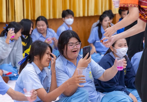 ภาพกิจกรรม  คณะวิทยาศาสตร์และเทคโนโลยี มหาวิทยาลัยราชภัฏกำแพงเพชร จัดกิจกรรมค่ายวิชาการเพื่อพัฒนากำลังคนด้านวิทยาศาสตร์และเทคโนโลยี ปีการศึกษา 2567  โรงเรียนทุ่งทรายวิทยา