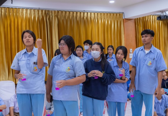 ภาพกิจกรรม  คณะวิทยาศาสตร์และเทคโนโลยี มหาวิทยาลัยราชภัฏกำแพงเพชร จัดกิจกรรมค่ายวิชาการเพื่อพัฒนากำลังคนด้านวิทยาศาสตร์และเทคโนโลยี ปีการศึกษา 2567  โรงเรียนทุ่งทรายวิทยา