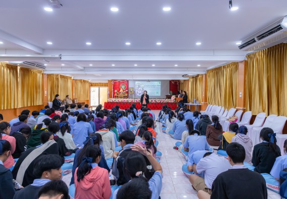 ภาพกิจกรรม  คณะวิทยาศาสตร์และเทคโนโลยี มหาวิทยาลัยราชภัฏกำแพงเพชร จัดกิจกรรมค่ายวิชาการเพื่อพัฒนากำลังคนด้านวิทยาศาสตร์และเทคโนโลยี ปีการศึกษา 2567  โรงเรียนทุ่งทรายวิทยา