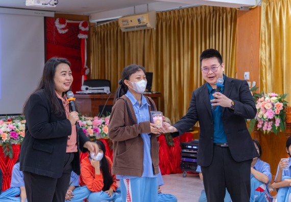 ภาพกิจกรรม  คณะวิทยาศาสตร์และเทคโนโลยี มหาวิทยาลัยราชภัฏกำแพงเพชร จัดกิจกรรมค่ายวิชาการเพื่อพัฒนากำลังคนด้านวิทยาศาสตร์และเทคโนโลยี ปีการศึกษา 2567  โรงเรียนทุ่งทรายวิทยา