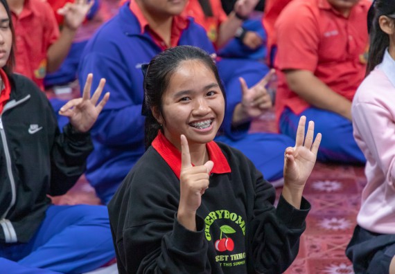 ภาพกิจกรรม  คณะวิทยาศาสตร์และเทคโนโลยี มหาวิทยาลัยราชภัฏกำแพงเพชร จัดกิจกรรมค่ายวิชาการเพื่อพัฒนากำลังคนด้านวิทยาศาสตร์และเทคโนโลยี ปีการศึกษา 2567 โรงเรียนเฉลิมพระเกียรติสมเด็จพระศรีนครินทร์ ฯ