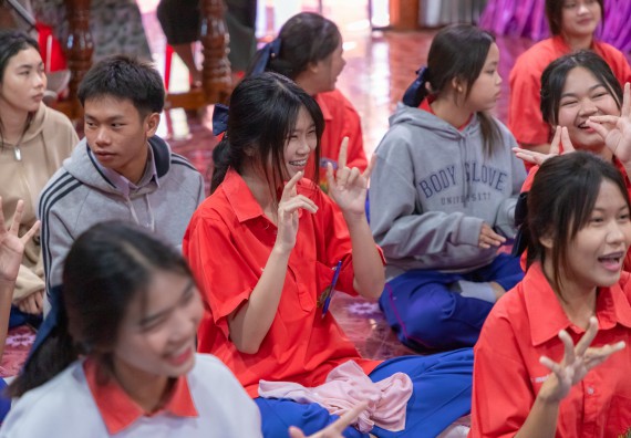 ภาพกิจกรรม  คณะวิทยาศาสตร์และเทคโนโลยี มหาวิทยาลัยราชภัฏกำแพงเพชร จัดกิจกรรมค่ายวิชาการเพื่อพัฒนากำลังคนด้านวิทยาศาสตร์และเทคโนโลยี ปีการศึกษา 2567 โรงเรียนเฉลิมพระเกียรติสมเด็จพระศรีนครินทร์ ฯ