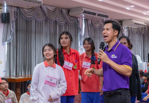 ภาพกิจกรรม  คณะวิทยาศาสตร์และเทคโนโลยี มหาวิทยาลัยราชภัฏกำแพงเพชร จัดกิจกรรมค่ายวิชาการเพื่อพัฒนากำลังคนด้านวิทยาศาสตร์และเทคโนโลยี ปีการศึกษา 2567 โรงเรียนเฉลิมพระเกียรติสมเด็จพระศรีนครินทร์ ฯ