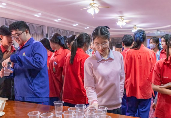 ภาพกิจกรรม  คณะวิทยาศาสตร์และเทคโนโลยี มหาวิทยาลัยราชภัฏกำแพงเพชร จัดกิจกรรมค่ายวิชาการเพื่อพัฒนากำลังคนด้านวิทยาศาสตร์และเทคโนโลยี ปีการศึกษา 2567 โรงเรียนเฉลิมพระเกียรติสมเด็จพระศรีนครินทร์ ฯ