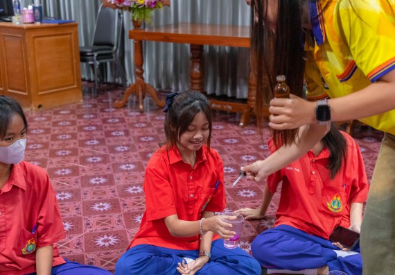 ภาพกิจกรรม  คณะวิทยาศาสตร์และเทคโนโลยี มหาวิทยาลัยราชภัฏกำแพงเพชร จัดกิจกรรมค่ายวิชาการเพื่อพัฒนากำลังคนด้านวิทยาศาสตร์และเทคโนโลยี ปีการศึกษา 2567 โรงเรียนเฉลิมพระเกียรติสมเด็จพระศรีนครินทร์ ฯ