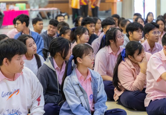 ภาพกิจกรรม  คณะวิทยาศาสตร์และเทคโนโลยี มหาวิทยาลัยราชภัฏกำแพงเพชร จัดกิจกรรมค่ายวิชาการเพื่อพัฒนากำลังคนด้านวิทยาศาสตร์และเทคโนโลยี ปีการศึกษา 2567 โรงเรียนวัชรวิทยา