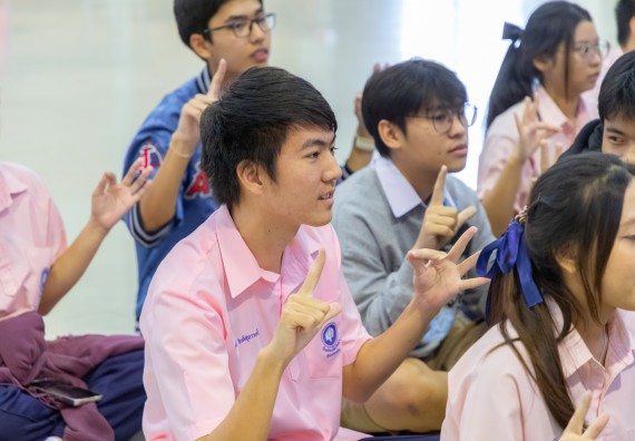 ภาพกิจกรรม  คณะวิทยาศาสตร์และเทคโนโลยี มหาวิทยาลัยราชภัฏกำแพงเพชร จัดกิจกรรมค่ายวิชาการเพื่อพัฒนากำลังคนด้านวิทยาศาสตร์และเทคโนโลยี ปีการศึกษา 2567 โรงเรียนวัชรวิทยา