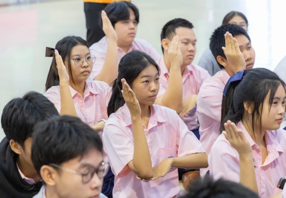 ภาพกิจกรรม  คณะวิทยาศาสตร์และเทคโนโลยี มหาวิทยาลัยราชภัฏกำแพงเพชร จัดกิจกรรมค่ายวิชาการเพื่อพัฒนากำลังคนด้านวิทยาศาสตร์และเทคโนโลยี ปีการศึกษา 2567 โรงเรียนวัชรวิทยา