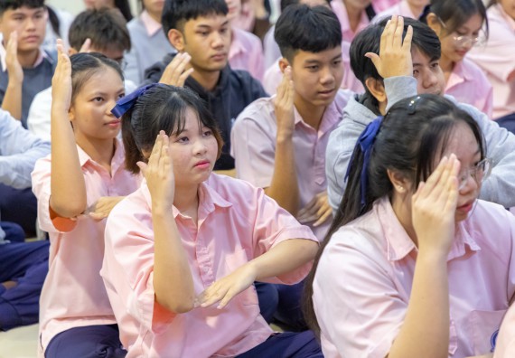 ภาพกิจกรรม  คณะวิทยาศาสตร์และเทคโนโลยี มหาวิทยาลัยราชภัฏกำแพงเพชร จัดกิจกรรมค่ายวิชาการเพื่อพัฒนากำลังคนด้านวิทยาศาสตร์และเทคโนโลยี ปีการศึกษา 2567 โรงเรียนวัชรวิทยา