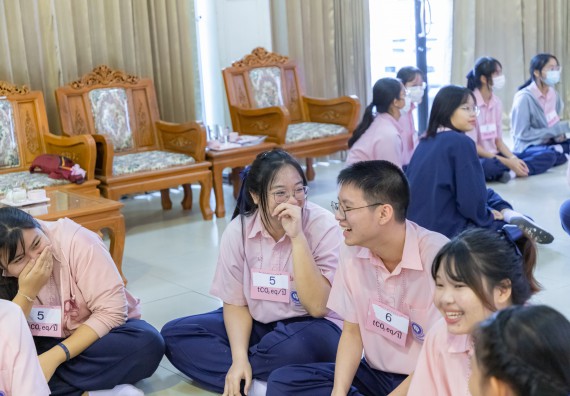 ภาพกิจกรรม  คณะวิทยาศาสตร์และเทคโนโลยี มหาวิทยาลัยราชภัฏกำแพงเพชร จัดกิจกรรมค่ายวิชาการเพื่อพัฒนากำลังคนด้านวิทยาศาสตร์และเทคโนโลยี ปีการศึกษา 2567 โรงเรียนวัชรวิทยา