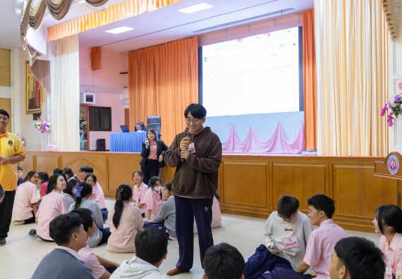 ภาพกิจกรรม  คณะวิทยาศาสตร์และเทคโนโลยี มหาวิทยาลัยราชภัฏกำแพงเพชร จัดกิจกรรมค่ายวิชาการเพื่อพัฒนากำลังคนด้านวิทยาศาสตร์และเทคโนโลยี ปีการศึกษา 2567 โรงเรียนวัชรวิทยา