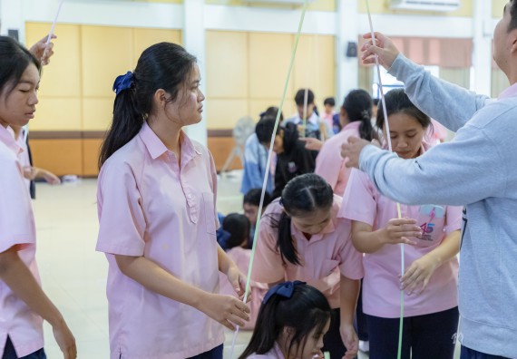 ภาพกิจกรรม  คณะวิทยาศาสตร์และเทคโนโลยี มหาวิทยาลัยราชภัฏกำแพงเพชร จัดกิจกรรมค่ายวิชาการเพื่อพัฒนากำลังคนด้านวิทยาศาสตร์และเทคโนโลยี ปีการศึกษา 2567 โรงเรียนวัชรวิทยา