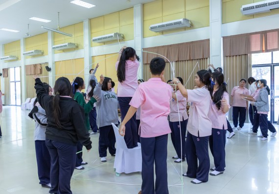 ภาพกิจกรรม  คณะวิทยาศาสตร์และเทคโนโลยี มหาวิทยาลัยราชภัฏกำแพงเพชร จัดกิจกรรมค่ายวิชาการเพื่อพัฒนากำลังคนด้านวิทยาศาสตร์และเทคโนโลยี ปีการศึกษา 2567 โรงเรียนวัชรวิทยา