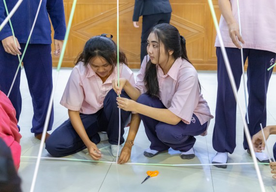 ภาพกิจกรรม  คณะวิทยาศาสตร์และเทคโนโลยี มหาวิทยาลัยราชภัฏกำแพงเพชร จัดกิจกรรมค่ายวิชาการเพื่อพัฒนากำลังคนด้านวิทยาศาสตร์และเทคโนโลยี ปีการศึกษา 2567 โรงเรียนวัชรวิทยา