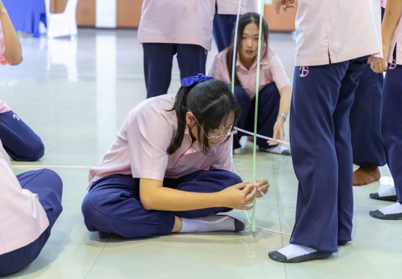 ภาพกิจกรรม  คณะวิทยาศาสตร์และเทคโนโลยี มหาวิทยาลัยราชภัฏกำแพงเพชร จัดกิจกรรมค่ายวิชาการเพื่อพัฒนากำลังคนด้านวิทยาศาสตร์และเทคโนโลยี ปีการศึกษา 2567 โรงเรียนวัชรวิทยา