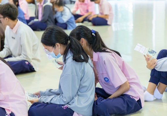 ภาพกิจกรรม  คณะวิทยาศาสตร์และเทคโนโลยี มหาวิทยาลัยราชภัฏกำแพงเพชร จัดกิจกรรมค่ายวิชาการเพื่อพัฒนากำลังคนด้านวิทยาศาสตร์และเทคโนโลยี ปีการศึกษา 2567 โรงเรียนวัชรวิทยา