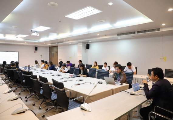 ภาพกิจกรรม  คณะวิทยาศาสตร์และเทคโนโลยี มหาวิทยาลัยราชภัฏกำแพงเพชร จัดประชุมเพื่อชี้แจงและเสนอรายชื่อคณะกรรมการดำเนินงานเพื่อให้ได้มาซึ่งรายชื่อผู้สมควรดำรงตำแหน่งคณบดีคณะวิทยาศาสตร์และเทคโนโลยี