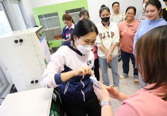 ภาพกิจกรรม  โปรแกรมวิชาเคมี จัดกิจกรรมอบรมเชิงปฏิบัติการเทคนิคการสกัดด้วยของไหลวิกฤติยิ่งยวดของคาร์บอนไดออกไซด์ (supercritical carbon dioxide fluid)