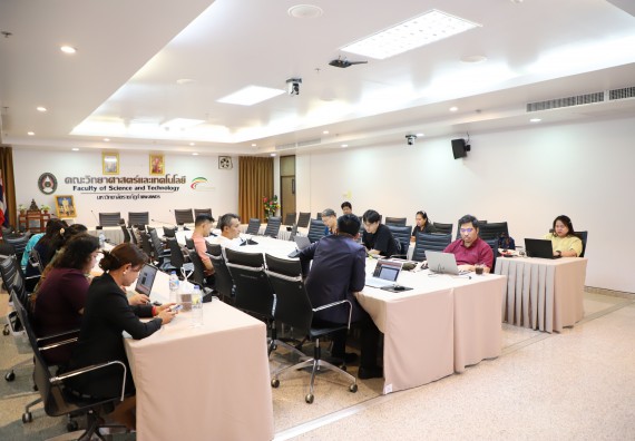 ภาพกิจกรรม  คณะวิทยาศาสตร์และเทคโนโลยี มหาวิทยาลัยราชภัฏกําแพงเพชร จัดประชุมประธานโปรแกรมวิชาและคณะกรรมการดำเนินงานขับเคลื่อนการรับนักศึกษาคณะวิทยาศาสตร์และเทคโนโลยี