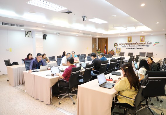 ภาพกิจกรรม  คณะวิทยาศาสตร์และเทคโนโลยี มหาวิทยาลัยราชภัฏกําแพงเพชร จัดประชุมประธานโปรแกรมวิชาและคณะกรรมการดำเนินงานขับเคลื่อนการรับนักศึกษาคณะวิทยาศาสตร์และเทคโนโลยี