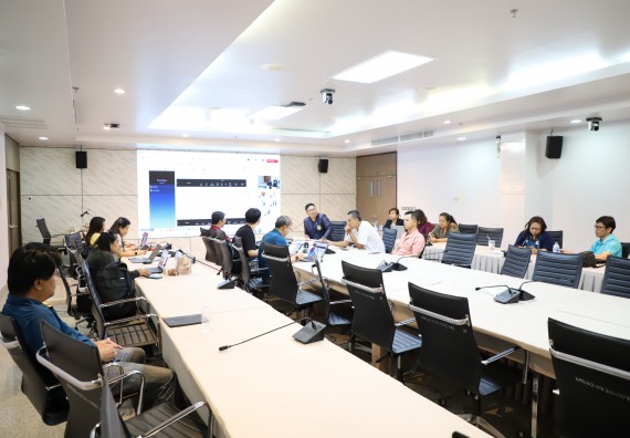 ภาพกิจกรรม  คณะวิทยาศาสตร์และเทคโนโลยี มหาวิทยาลัยราชภัฏกําแพงเพชร จัดประชุมประธานโปรแกรมวิชาและคณะกรรมการดำเนินงานขับเคลื่อนการรับนักศึกษาคณะวิทยาศาสตร์และเทคโนโลยี