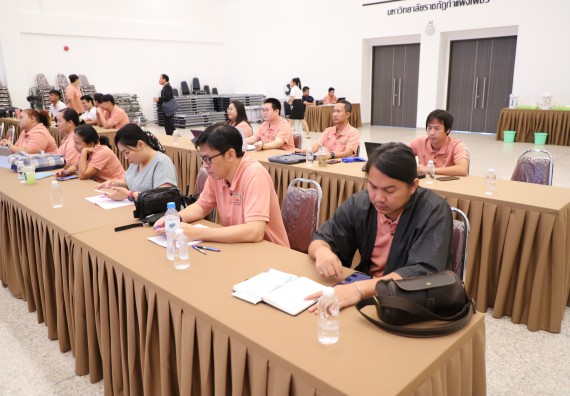 ภาพกิจกรรม  คณะวิทยาศาสตร์และเทคโนโลยี มหาวิทยาลัยราชภัฏกําแพงเพชร จัดประชุมอาจารย์และบุคลากรคณะวิทยาศาสตร์และเทคโนโลยี และการประชุมเชิงปฏิบัติการทบทวนแผนกลยุทธ์ 2566-2570