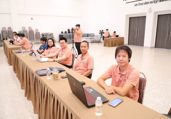 ภาพกิจกรรม  คณะวิทยาศาสตร์และเทคโนโลยี มหาวิทยาลัยราชภัฏกําแพงเพชร จัดประชุมอาจารย์และบุคลากรคณะวิทยาศาสตร์และเทคโนโลยี และการประชุมเชิงปฏิบัติการทบทวนแผนกลยุทธ์ 2566-2570