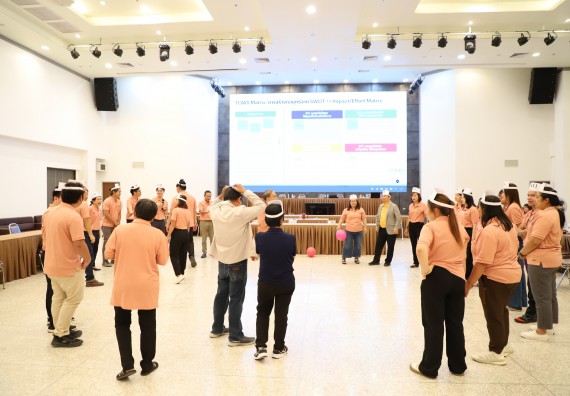 ภาพกิจกรรม  คณะวิทยาศาสตร์และเทคโนโลยี มหาวิทยาลัยราชภัฏกําแพงเพชร จัดประชุมอาจารย์และบุคลากรคณะวิทยาศาสตร์และเทคโนโลยี และการประชุมเชิงปฏิบัติการทบทวนแผนกลยุทธ์ 2566-2570