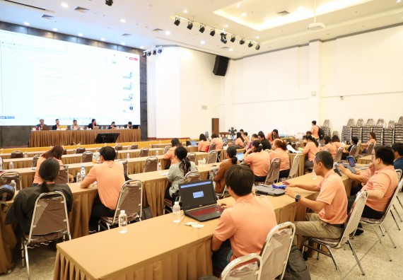 ภาพกิจกรรม  คณะวิทยาศาสตร์และเทคโนโลยี มหาวิทยาลัยราชภัฏกําแพงเพชร จัดประชุมอาจารย์และบุคลากรคณะวิทยาศาสตร์และเทคโนโลยี และการประชุมเชิงปฏิบัติการทบทวนแผนกลยุทธ์ 2566-2570