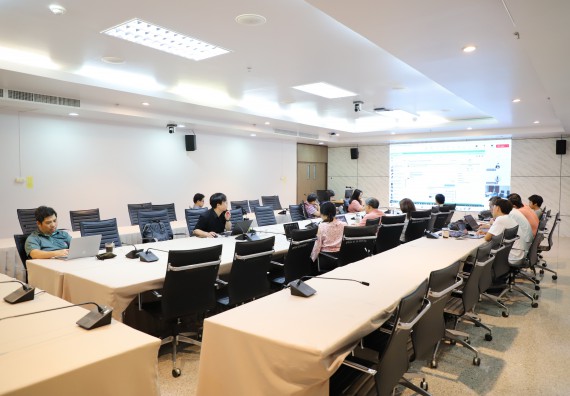 ภาพกิจกรรม  คณะวิทยาศาสตร์และเทคโนโลยี จัดกิจกรรมประชุมเชิงปฏิบัติการทบทวนแผนกลยุทธ์ 2566-2570 (ฉบับปรับปรุง 2568)