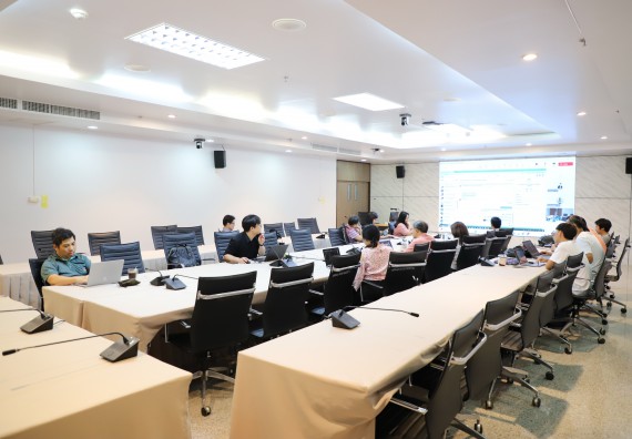 ภาพกิจกรรม  คณะวิทยาศาสตร์และเทคโนโลยี จัดกิจกรรมประชุมเชิงปฏิบัติการทบทวนแผนกลยุทธ์ 2566-2570 (ฉบับปรับปรุง 2568)
