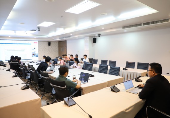 ภาพกิจกรรม  คณะวิทยาศาสตร์และเทคโนโลยี จัดกิจกรรมประชุมเชิงปฏิบัติการทบทวนแผนกลยุทธ์ 2566-2570 (ฉบับปรับปรุง 2568)