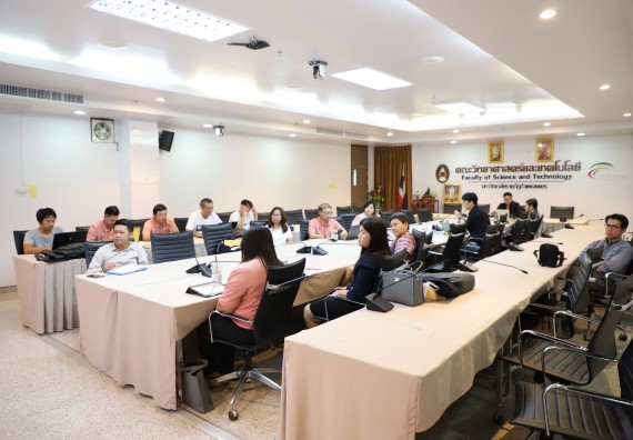 ภาพกิจกรรม  คณะวิทยาศาสตร์และเทคโนโลยี จัดกิจกรรมประชุมเชิงปฏิบัติการทบทวนแผนกลยุทธ์ 2566-2570 (ฉบับปรับปรุง 2568)