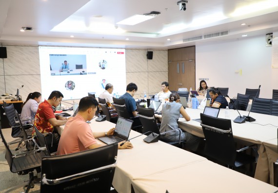 ภาพกิจกรรม  คณะวิทยาศาสตร์และเทคโนโลยี จัดกิจกรรมปฐมนิเทศคณะกรรมการบริหารคณะ ฯ เพื่อเป็นการสร้างความเข้าใจในบทบาทหน้าที่ในการบริหารงาน