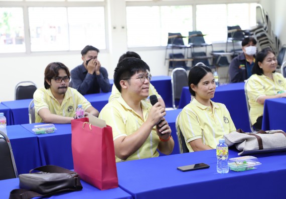 ภาพกิจกรรม   คณะวิทยาศาสตร์และเทคโนโลยี มหาวิทยาลัยราชภัฏกําแพงเพชร ต้อนรับคณะศึกษาดูงานจากห้องปฏิบัติการวิจัยและทดสอบอาหาร คณะวิทยาศาสตร์ จุฬาลงกรณ์มหาวิทยาลัย