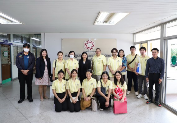 ภาพกิจกรรม   คณะวิทยาศาสตร์และเทคโนโลยี มหาวิทยาลัยราชภัฏกําแพงเพชร ต้อนรับคณะศึกษาดูงานจากห้องปฏิบัติการวิจัยและทดสอบอาหาร คณะวิทยาศาสตร์ จุฬาลงกรณ์มหาวิทยาลัย